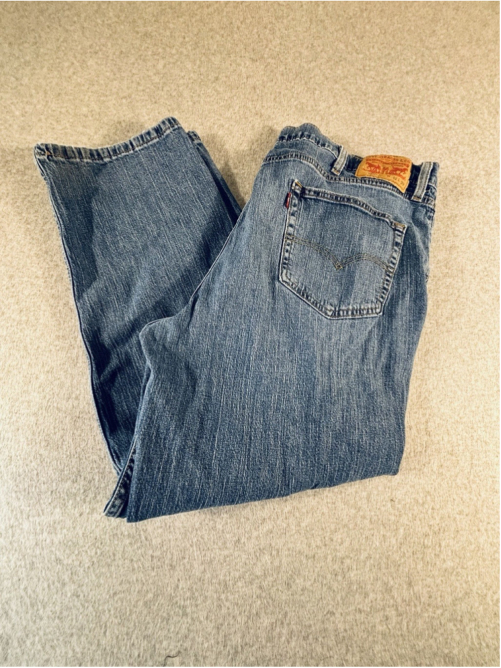 Levi’s 550 Relaxed Fit Jeans Men’s 42x29 Blue Denim Classic Straight